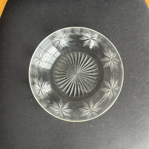 VTG Cut Glass 8” Bowl - Picture 2 of 4